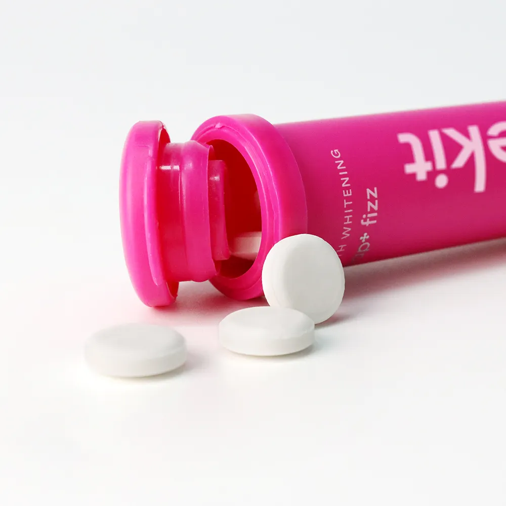 Individuelle Marke tragbare Zahnwhitening Fizz PAP Zahnpasta-Tabletten für den täglichen Gebrauch