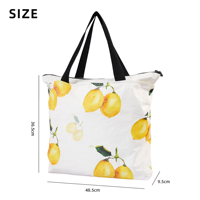 Sac fourre-tout en Tyvek personnalisé pour un usage quotidien, extra large, imperméable, résistant aux éclaboussures, lavable, avec fermeture éclair, pour la plage, les courses, avec poche intérieure