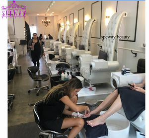 Equipo <span class=keywords><strong>para</strong></span> el cuidado de las uñas, silla moderna <span class=keywords><strong>para</strong></span> <span class=keywords><strong>pies</strong></span> <span class=keywords><strong>spa</strong></span> con lavabo <span class=keywords><strong>para</strong></span> pedicura, color blanco Pera, 2020 - Product Image 1