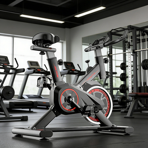 <span class=keywords><strong>Bicicleta</strong></span> de <span class=keywords><strong>Spinning</strong></span> de Acero Negro para Interiores a Precio Económico con Monitor de Ritmo Cardíaco <span class=keywords><strong>y</strong></span> Resistencia Magnética para Fitness Unisex - Product Image 2