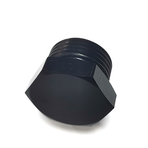 Adaptateur de carburant hexagonal AN4 AN6 AN8 AN10 AN12 en aluminium, connecteur de filtre à <span class=keywords><strong>huile</strong></span>, <span class=keywords><strong>bouchon</strong></span> de pompe à filetage noir avec joint en caoutchouc, installation facile - Product Image 5