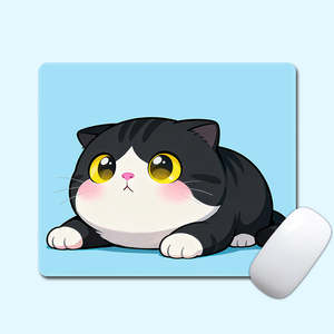 Tapis de souris mignon avec repose-poignet, motif chat de dessin animé, idéal pour les hommes, les femmes et les étudiants, parfait pour le bureau ou la table. - Product Image 6