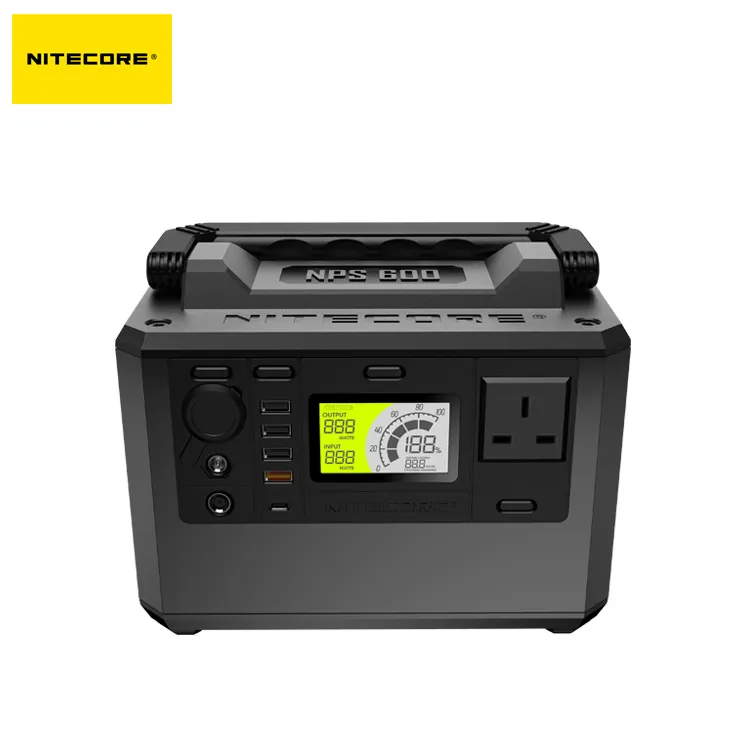 NITECORE NPS600 Tragbares Kraftwerk 300W Outdoor-Solargenerator Batterie ladestation Off Grid