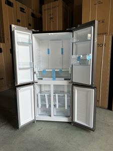 Grey Premium With Water Dispenser Large Capacity 4-Door <b>Refrigerator</b> for Home Use Food Preservation Ice LED Light Haier Tc - Product Image 2
