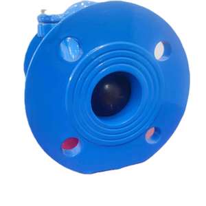 Válvula de Retención de Bola de Hierro Dúctil HQ41X con Brida Deslizante, Válvula de Retención de Bola para Aguas Residuales, Válvula de Retención de Bola para Drenaje, Unidireccional - Product Image 2