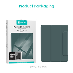 Coteci Tri gấp Silicone từ <span class=keywords><strong>Ipad</strong></span> trường hợp thông minh bìa với chủ bút chì tự động ngủ Wake Slim đứng cho <span class=keywords><strong>Ipad</strong></span> 10.<span class=keywords><strong>2</strong></span> 10.9 Air Pro - Product Image 6