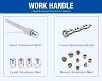 Appareil de microdermabrasion à cristaux de diamant blanc 2026 avec rajeunissement de la peau pour le visage, prise US/EU