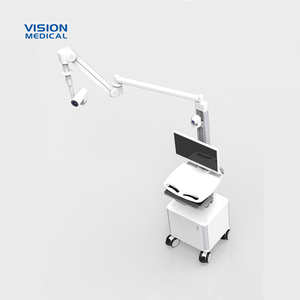 Xe Đẩy Có Thể Điều Chỉnh Chiều Cao Cho Camera Nội Soi Xe Đẩy Y Tế Với VESA Mounts Tư Vấn Từ Xa Xe Đẩy Thiết Bị Ghi Âm - Product Image 2