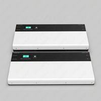 Baterai Lifepo4 12V 100Ah Slim Hemat Ruang untuk Pemasangan di Dinding, Unit Penyimpanan Daya Andal untuk RV, Camper, dan Pasokan Daya Rumah Tangga