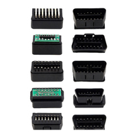 J132 soket konektor pria 16pin OBD II OBD 2 OBD2