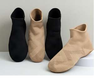 <span class=keywords><strong>Chaussures</strong></span> de <span class=keywords><strong>danse</strong></span> latine unisexes respirantes pour entraînement en salle, yoga, confortables, en satin, à semelle souple, extensibles, pour la compétition - Product Image 4