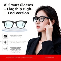 Nouvelles Lunettes Intelligentes Transfrontalières Haut de Gamme avec Caméra 13MP, Stabilisation Six Axes, Commande Vocale et Tactile, et Recharge Magnétique