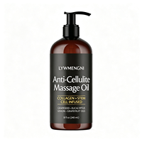 Huile de massage anti-cellulite infusée au collagène et aux cellules souches, huile de massage corporel naturelle pour raffermir et tonifier la peau