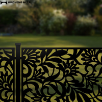 Panneaux de clôture décoratifs en aluminium découpés au laser CNC, thermolaqués, pour jardin extérieur, cour arrière, intimité, pour pelouse en Australie
