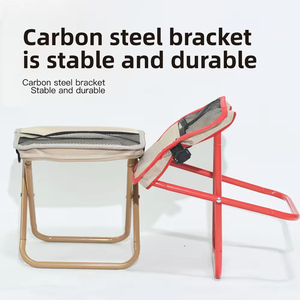 Chaise de camping pliable de haute qualité, chaise d'extérieur en mesh, petite chaise pliante portable pour la pêche - Product Image 6