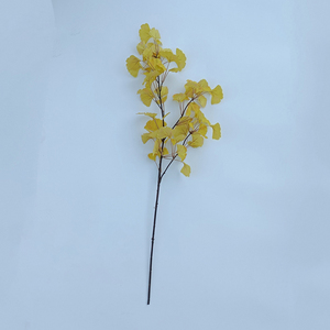 خصم كبير على أوراق الحرير المزخرفة محاكاة للنباتات ورقة جلدية من الحرير جينجو بيلوبا - Product Image 5