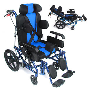 Silla de Ruedas Manual de Aluminio para Parálisis Cerebral, para Adultos o Niños con Discapacidad - Product Image 1
