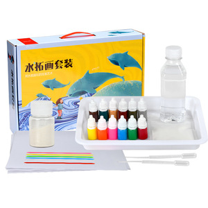 Vente en gros de peinture aquarelle pour tout-petits bricolage gouache en plastique pour la journée des enfants <span class=keywords><strong>dessin</strong></span> à l'eau cadeau peinture Doodle jouets - Product Image 1