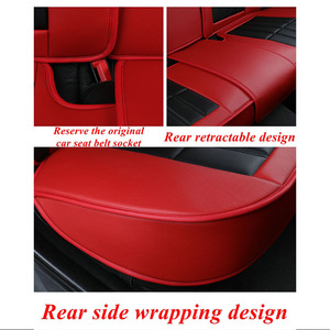 Funda de asiento de coche de cuero PU resistente al agua tridimensional 5D, cojín 3D de lujo, Protector Original para asiento de coche Universal Auris - Product Image 5