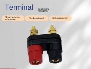 ขั้วต่อคู่หกเหลี่ยม (พลัมบลูสโซปลั๊กคู่ขั้วต่อสีแดงสีดำขั้วต่อแอมพลิฟายเออร์ตัวเชื่อมต่อขั้วต่อขั้วต่อขั้วขั้วต่อขั้วต่อขั้วต่อคู่ขั้วต่อสายกล้วย - Product Image 4