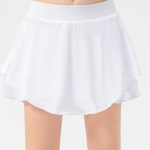 女の子用テニススカート、フリル付きゴルフスコート、ポケット付き2in1キッズダンスアスレチックランニングスコート、女の子用ベーシックプルオンスコート - Product Image 3