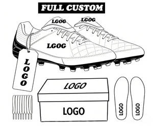 Botas de Fútbol HUAMAK Personalizadas de Caña Alta para Hombre, Botas de Fútbol Profesionales FG, Ligeras, para Entrenamiento y Partido, Diseño de Logotipo OEM ODM - Product Image 3