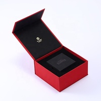 Emballage de boîte cadeau magnétique de luxe Boîtes de parfum 100ml en papier rigide noir avec logo personnalisé et insertion