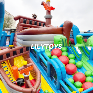 LilyToys - Parque de Atracciones Inflable, Ciudad de Diversión en la Jungla, en Venta - Product Image 4