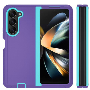 Étui à clip de <span class=keywords><strong>ceinture</strong></span> pour <span class=keywords><strong>Samsung</strong></span> Z fold 7 6 5 4 couverture arrière, housse de téléphone <span class=keywords><strong>portable</strong></span> Galaxy Z fold 7 Z flip 7 6 5 defender armor case - Product Image 2
