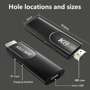 จอยสติ๊กแบบมีสาย M8PRO Classic พร้อมพวงมาลัยเกมส์ รองรับการตรวจจับการเคลื่อนไหว - คอนโทรลเลอร์ขนาดเล็กพกพาสะดวกสำหรับเล่นเกม - Product Image 2