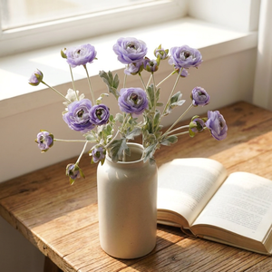 Pivoines japonaises artificielles en soie, fleurs flocquées réalistes, éclats naturels et frais, parfaites pour les arrangements floraux de mariage et le salon - Product Image 1