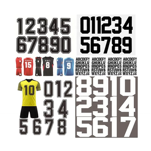 Transferts DTF personnalisés pour impression sur écran, motifs prêts à être pressés, numéros, maillots de <span class=keywords><strong>basket</strong></span>-ball, de football, transfert thermique, nom et numéros - Product Image 2