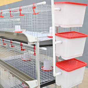 Yeni h-tipi Broiler bebek tavuk kafesi manuel temizleme sistemi ile el krank tavuk yetiştiriciliği için - Product Image 2