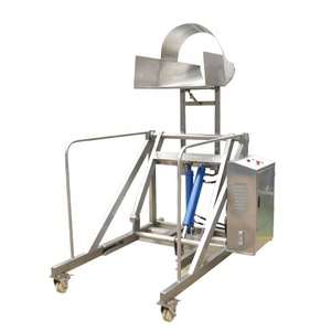 הידראולי משולבת פגוש הידראולי באגי חשמלי lifter/חבית בשר חבית 200 ליטרים בשר פחי עגלות - Product Image 1