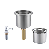 Robinet d'évier de cuisine en acier inoxydable de luxe au design industriel haut de gamme avec robinet d'arrêt durable et écologique, garantie 1 an