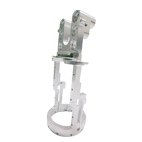 Cadre en alliage d'aluminium Ballwey argenté, usinage CNC 5 axes de précision, 90x150mm, certifié ISO9001, usinage OEM/ODM accepté