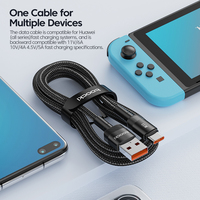 Toocki 0.25/0.5/1/2/3 mètres Câble de données Usb vers Type C PD Type C 6A 100W Câble de charge rapide