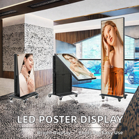 Écran publicitaire LED intelligent pliable et mobile P2.5/P2.0, portable, pour intérieur/extérieur, HDR10+, étanche IP65