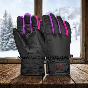 Gants de ski pour femmes Hike Impex, imperméables, chauds, coupe-vent, en polyester, compatibles avec les écrans tactiles - Product Image 2