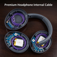 Fil émaillé multicolore pour écouteurs Bluetooth, câble audio électronique TPE/TPU/PVC avec microphone, faisceau de câbles multiconducteurs