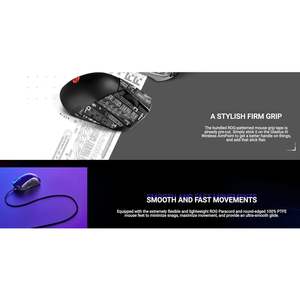 ขายส่งเมาส์เกมมิ่งไร้สาย Rog Gladius Iii 11 ปุ่ม เซ็นเซอร์ออปติคอล ชาร์จได้ ออกแบบสำหรับมือขวา สีดำ - Product Image 5