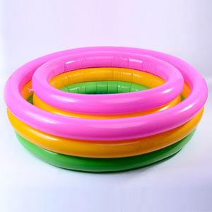 <span class=keywords><strong>Piscine</strong></span> gonflable ronde en PVC colorée pour enfants, idéale pour les jeux familiaux, disponible en trois couleurs – Nouveauté très prisée - Product Image 2