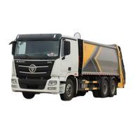 Camion benne à compression hydraulique 6x4 20m³ personnalisé, structure supérieure, équipement de gestion des déchets de haute qualité