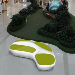 Juego de Asientos Curvos Ovalados para Sala de Estar de Fibra de Vidrio Duke Industries - Product Image 2