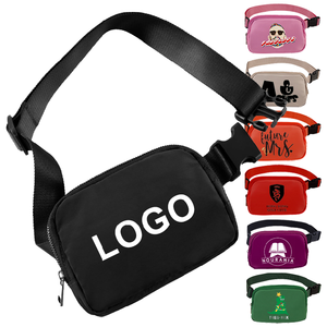 0717 Promotion Nylon Waterproof Waist Bags for Men <b>Large</b> Capacity Shoulder Bag Travel Sports Fanny Pack Custom Logo - Product Image 2