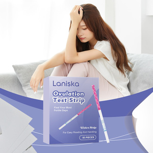 Laniska Giấy thử cơ thể của phụ nữ cầm tay rõ ràng mẫu nước tiểu mang thai giúp hiểu sự phát triển Màu sắc chu kỳ cơ thể của phụ nữ - Product Image 2