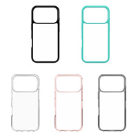 Coque de téléphone portable PC TPU 2in1 pour iPhone housse de téléphone antichoc transparente pour iPhone 17 Pro