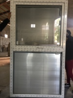 Stores intégrés Double verre creux mobile UPVC persienne et porte PVC fenêtre obturateur taille personnalisée PVC fenêtre fabricant