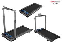 Tapis de marche électrique sans fil pour bureau, usage domestique, pliage rapide, 0,5-12 km/h, limite de poids 400 lb, vitesse variable en continu