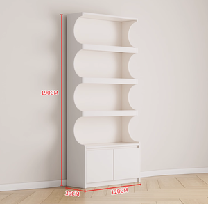 Mueble de Exhibición de Cosméticos Estilo Crema para Salón de Belleza, para Salón de Uñas - Product Image 4